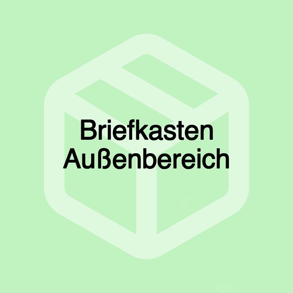 Briefkasten Außenbereich