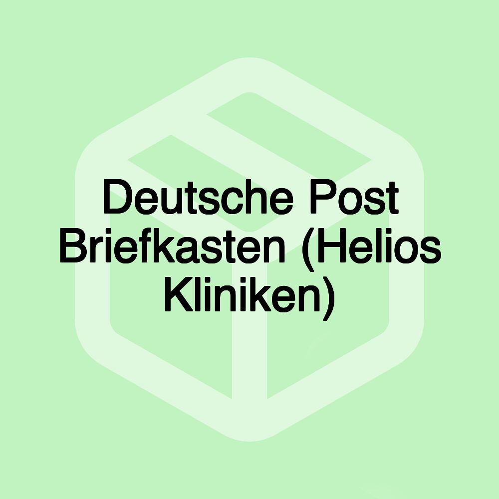 Deutsche Post Briefkasten (Helios Kliniken)