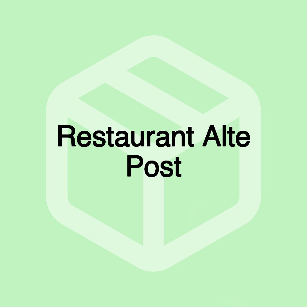 Restaurant Alte Post