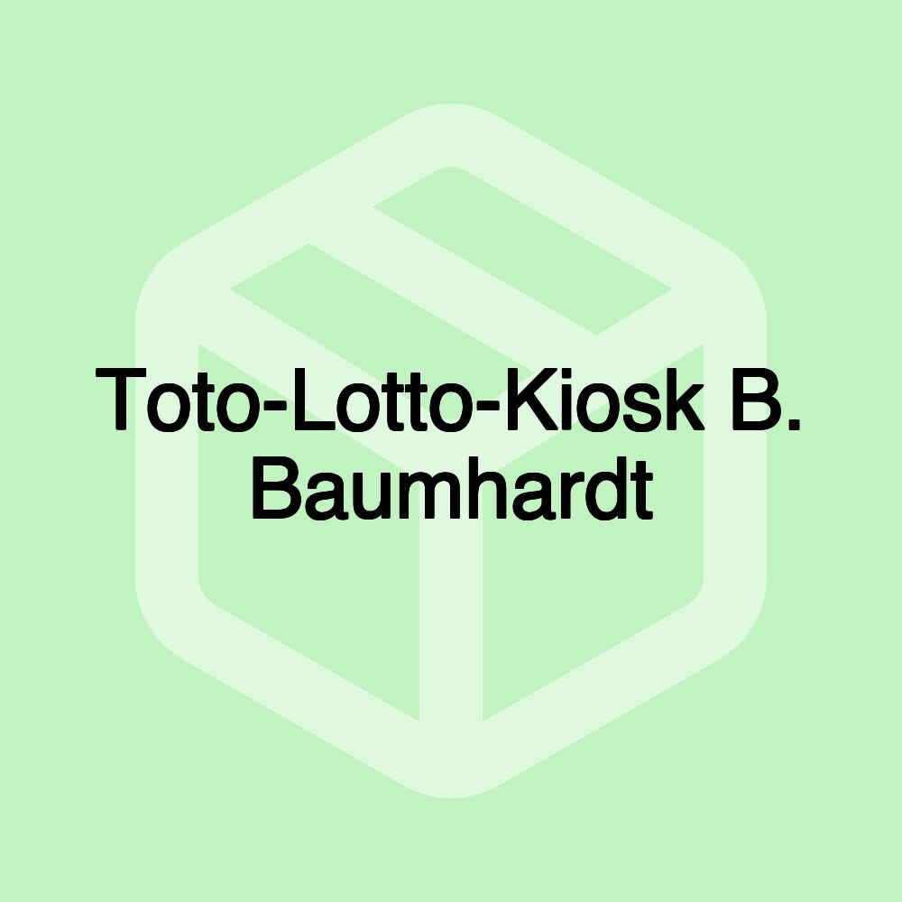 Toto-Lotto-Kiosk B. Baumhardt