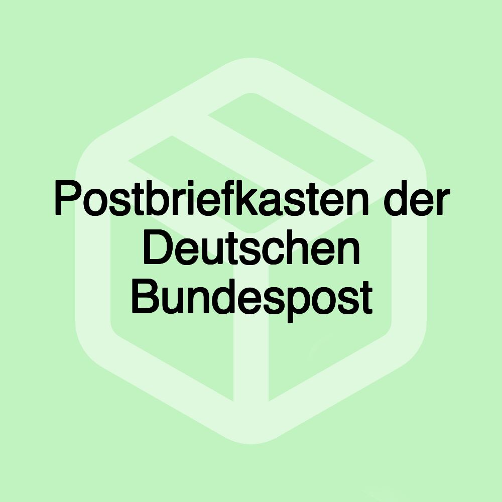 Postbriefkasten der Deutschen Bundespost