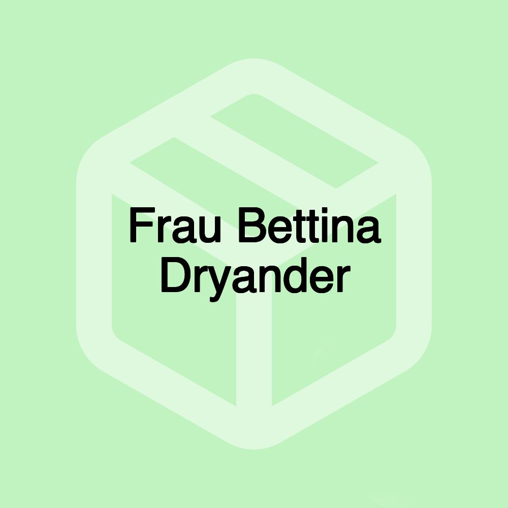 Frau Bettina Dryander