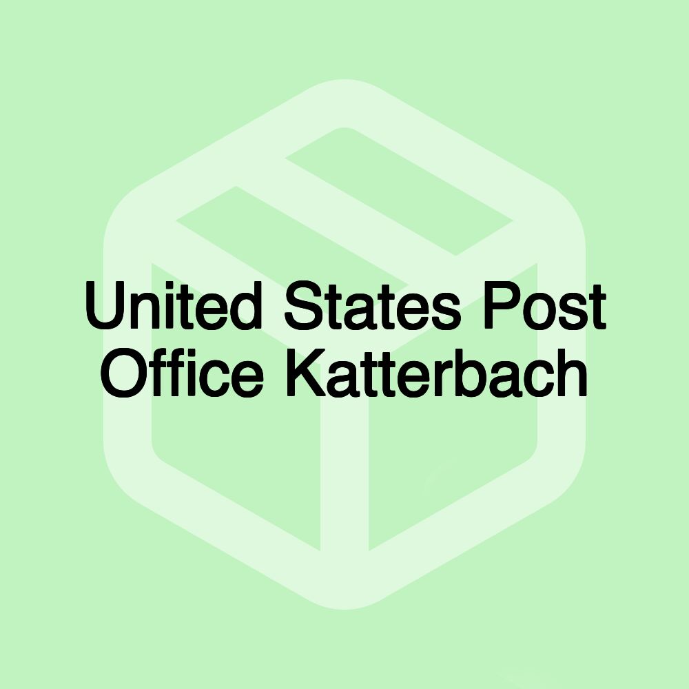 United States Post Office Katterbach