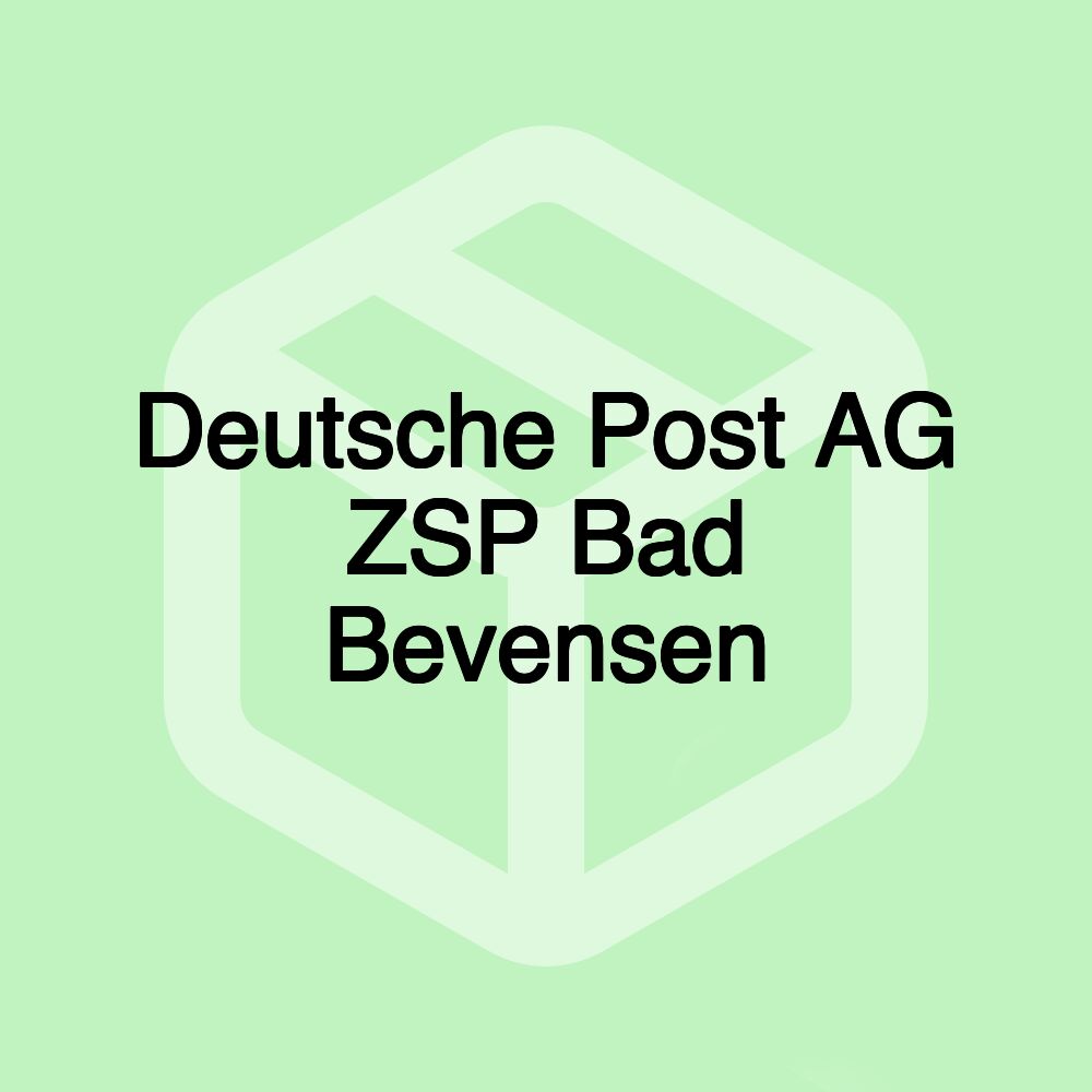 Deutsche Post AG ZSP Bad Bevensen