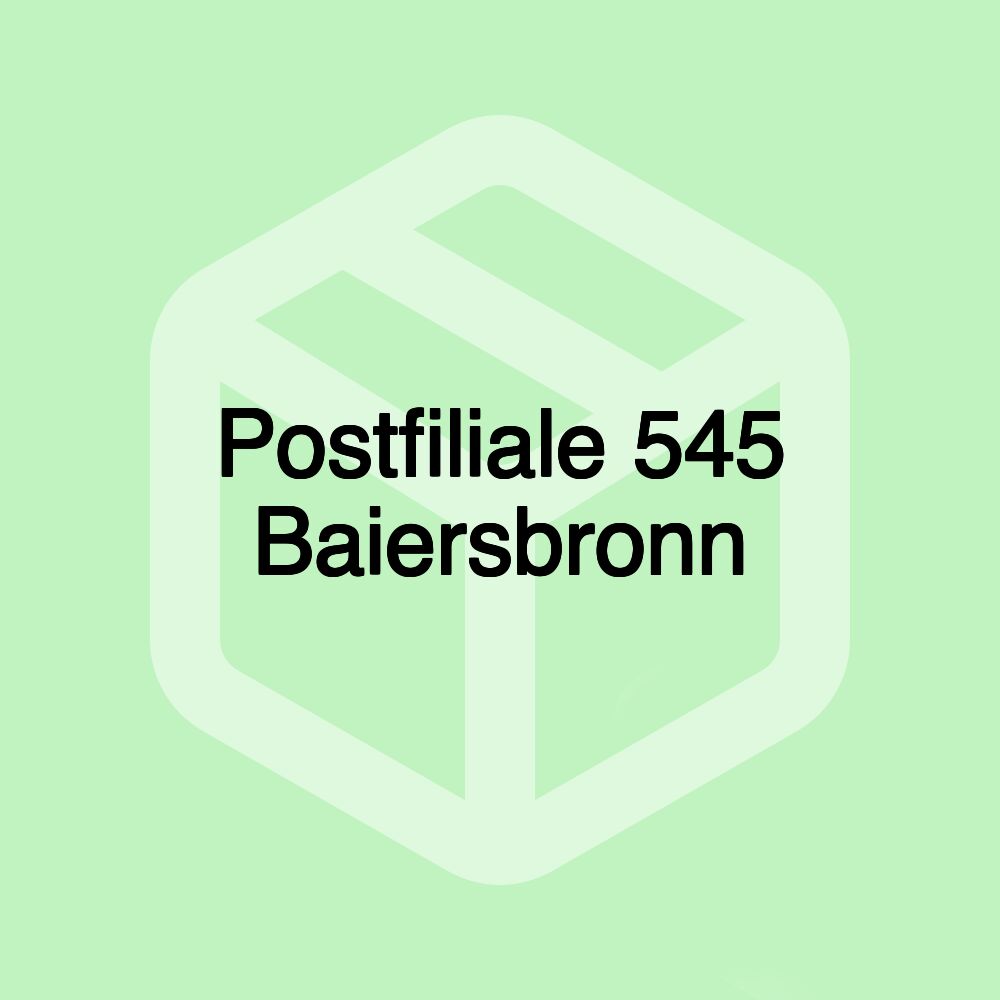 Postfiliale 545 Baiersbronn