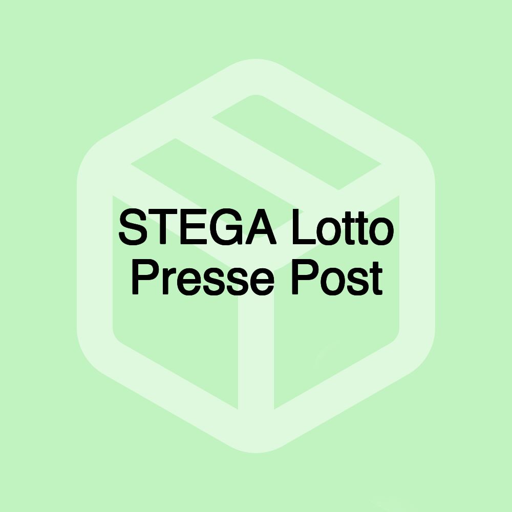 STEGA Lotto Presse Post