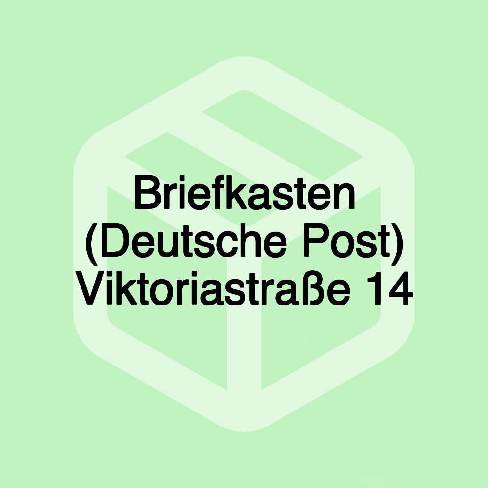 Briefkasten (Deutsche Post) Viktoriastraße 14