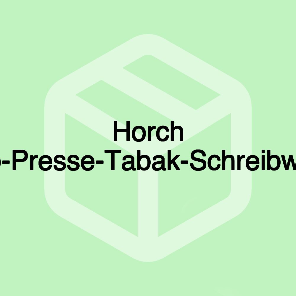 Horch Lotto-Presse-Tabak-Schreibwaren