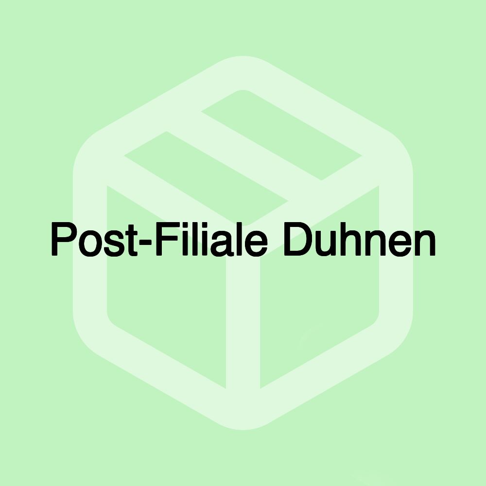 Post-Filiale Duhnen