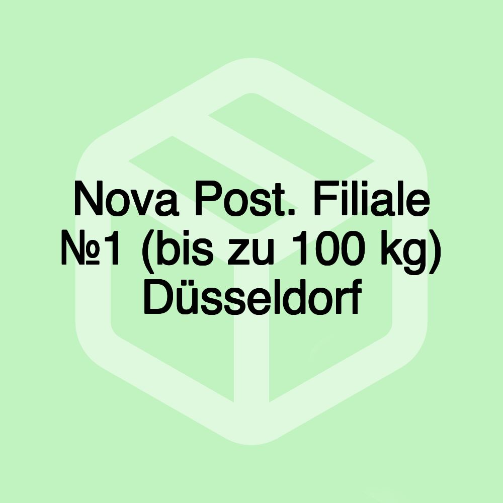 Nova Post. Filiale №1 (bis zu 100 kg) Düsseldorf