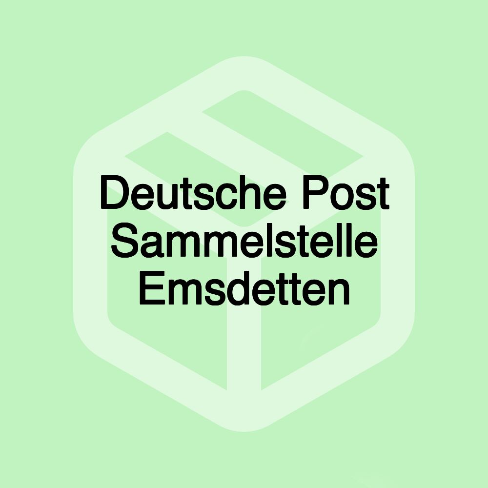 Deutsche Post Sammelstelle Emsdetten