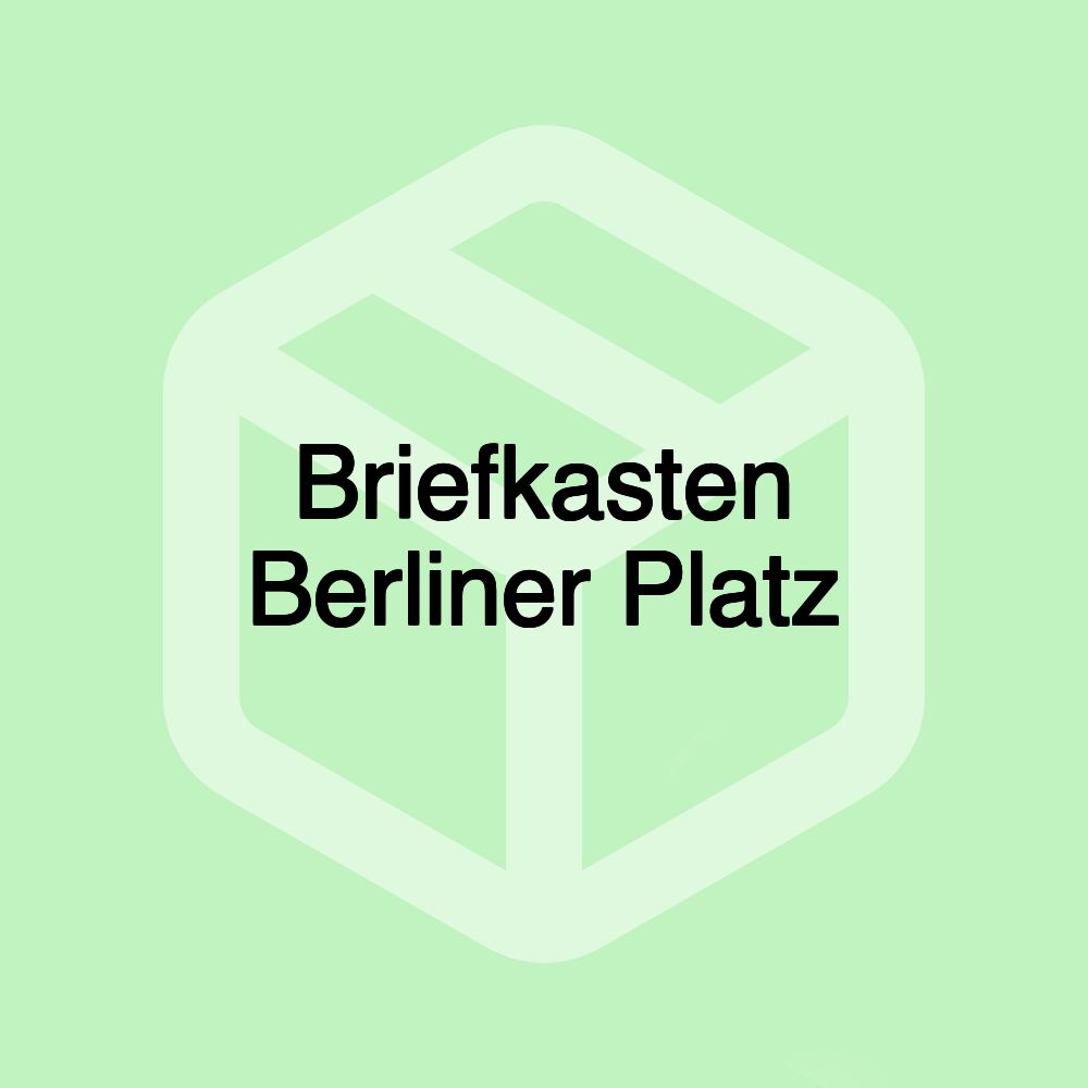 Briefkasten Berliner Platz