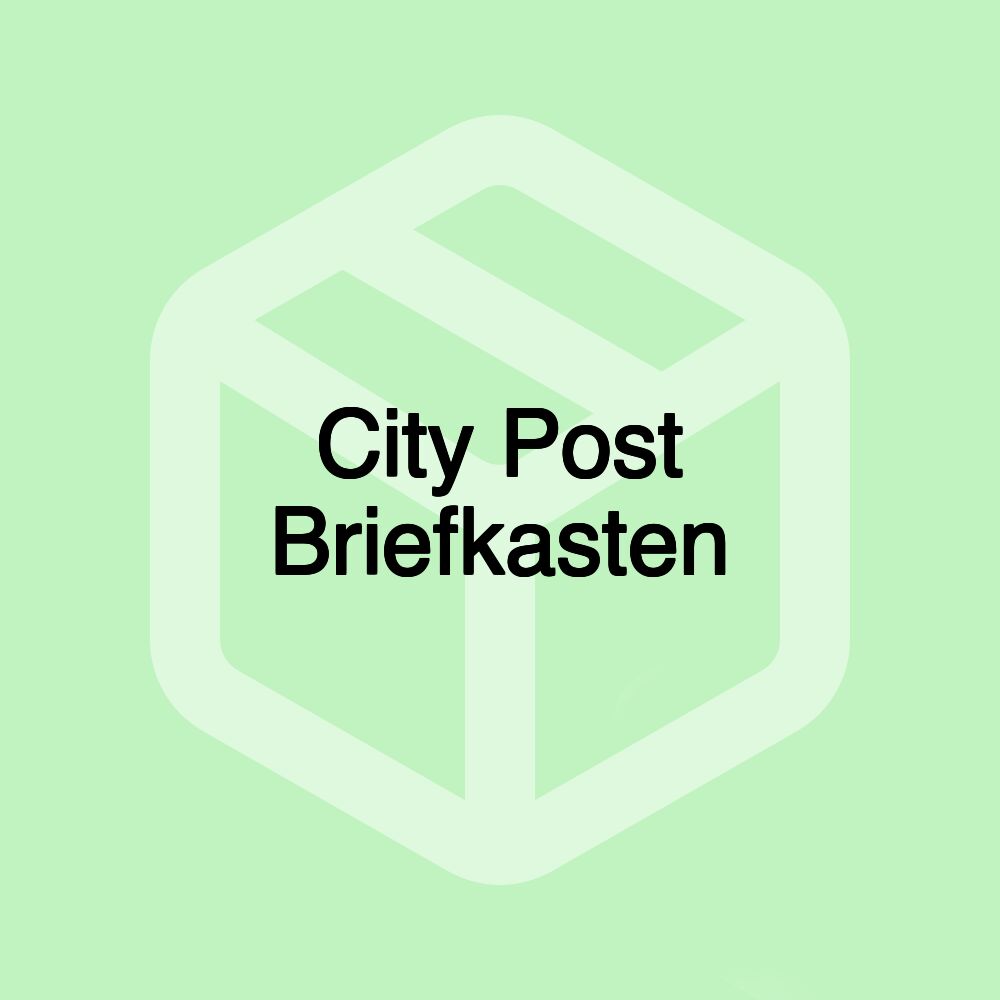 City Post Briefkasten