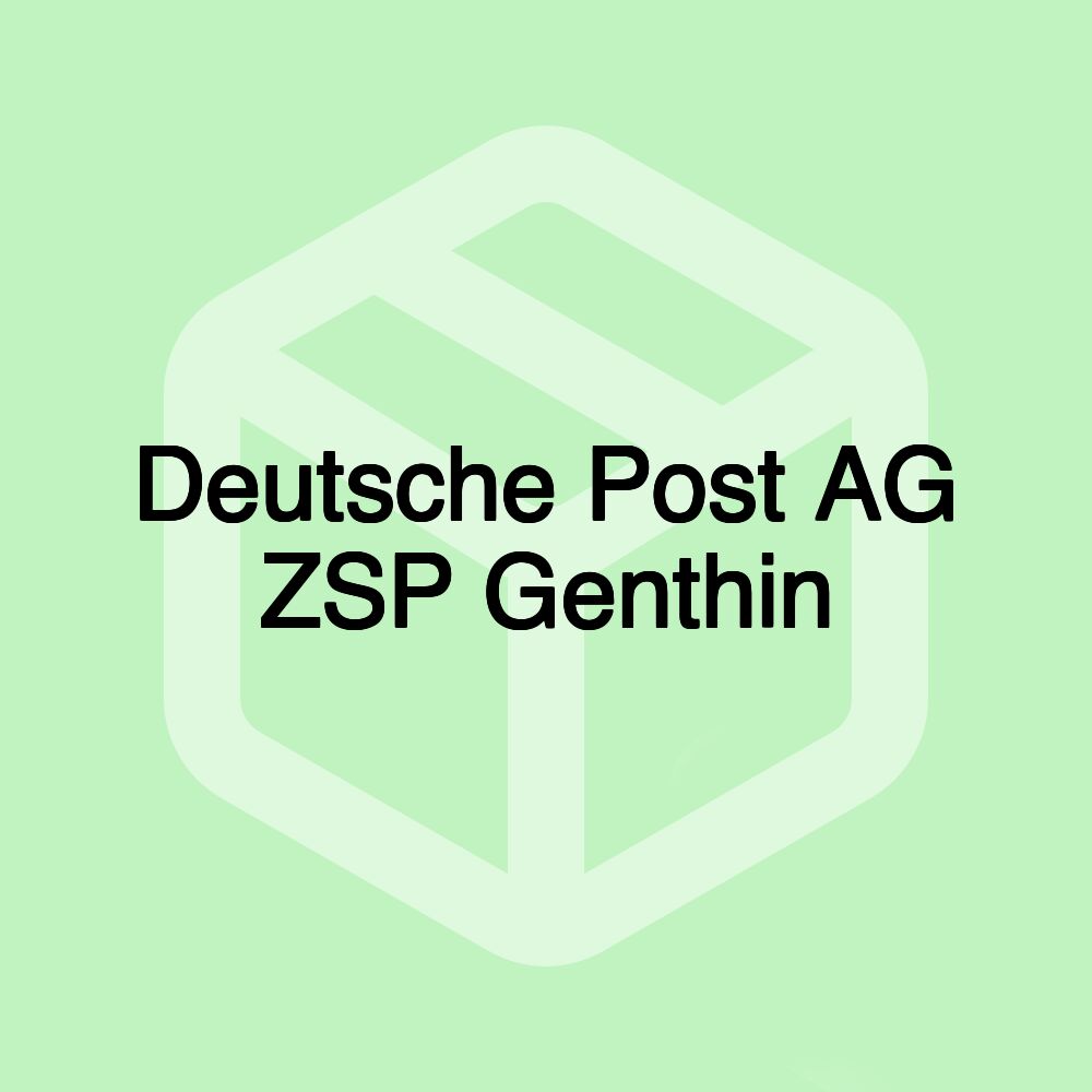 Deutsche Post AG ZSP Genthin