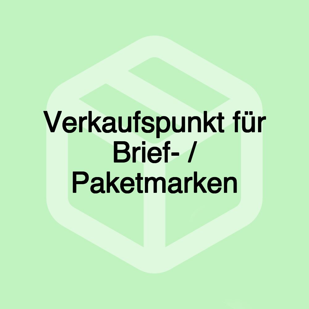 Verkaufspunkt für Brief- / Paketmarken