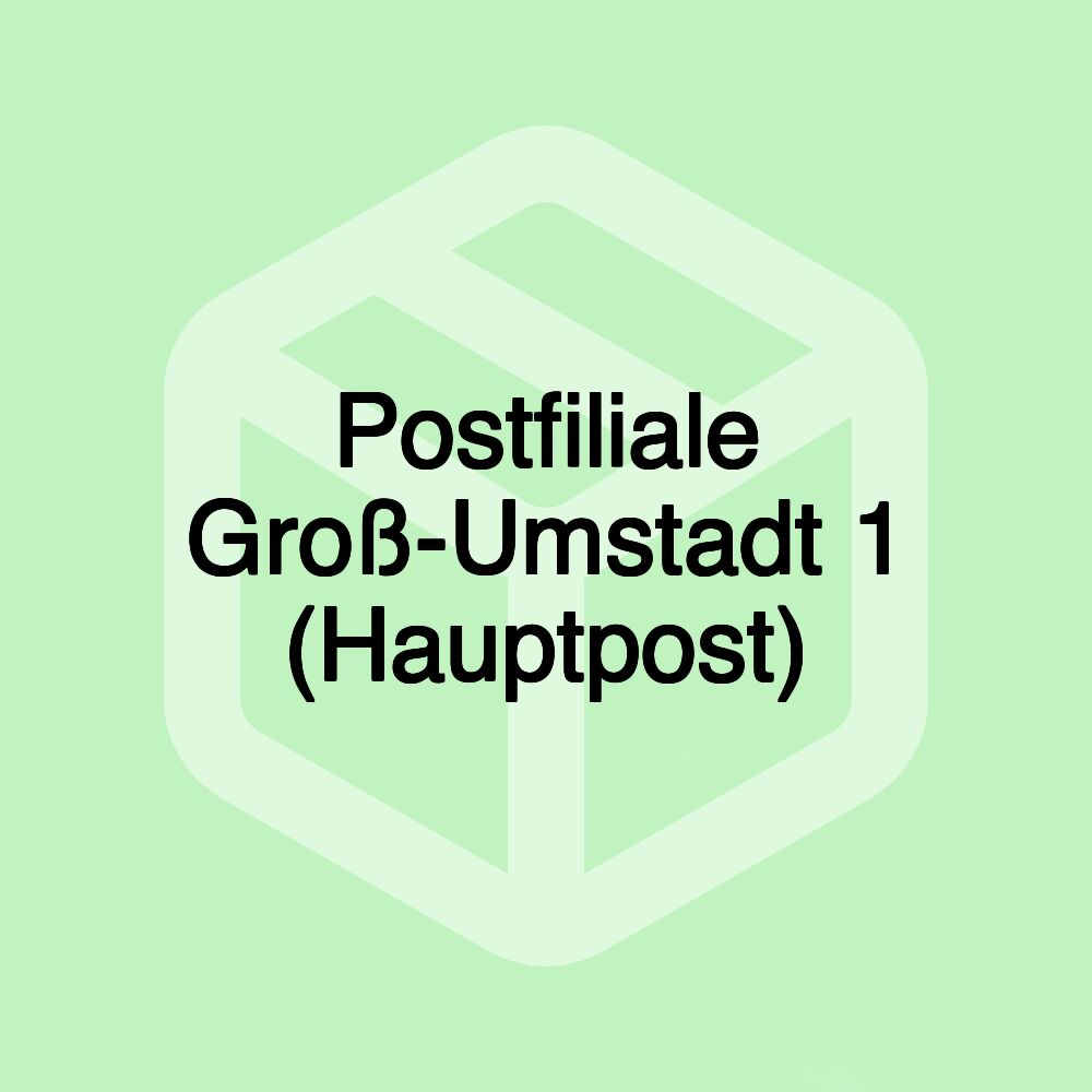 Postfiliale Groß-Umstadt 1 (Hauptpost)