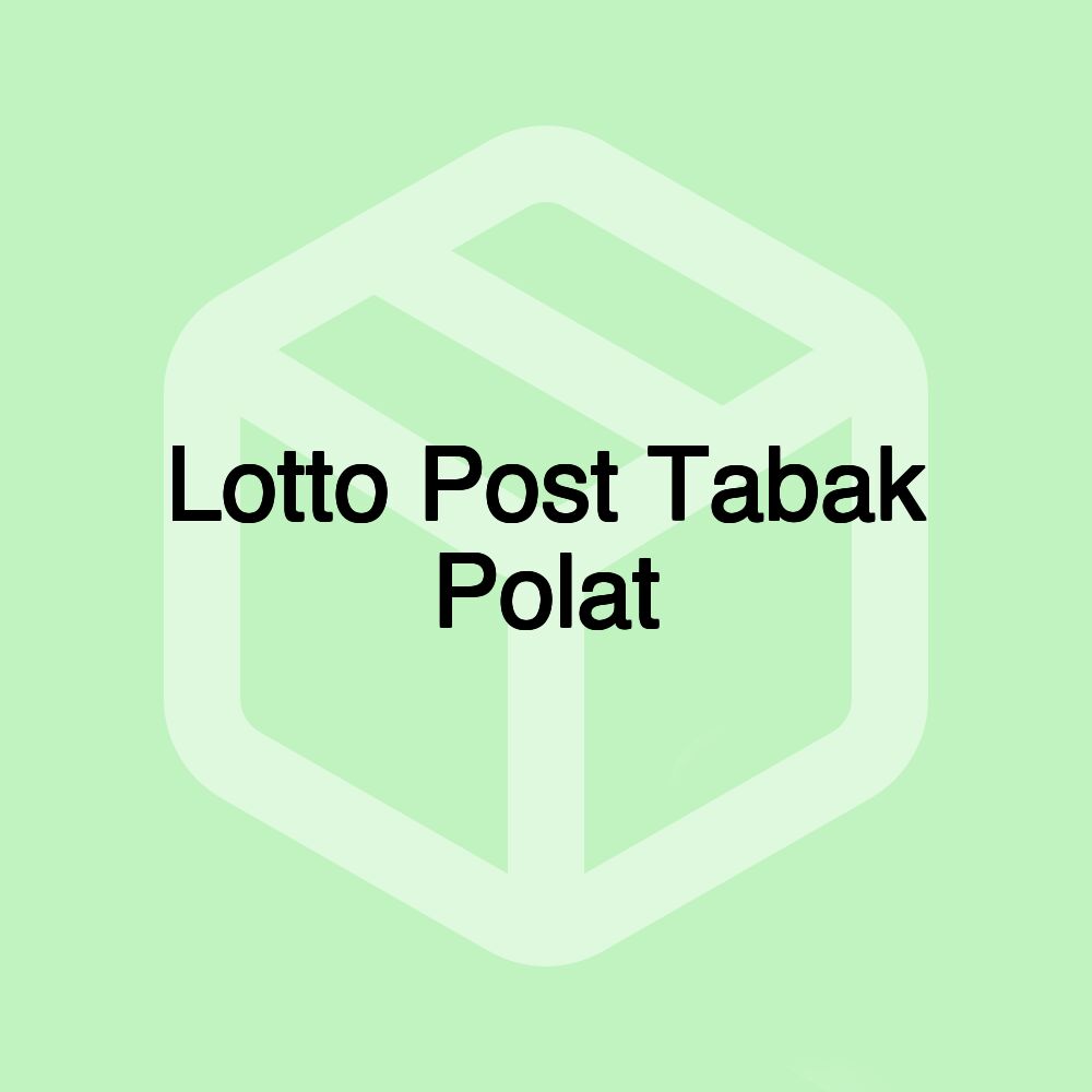 Lotto Post Tabak Polat