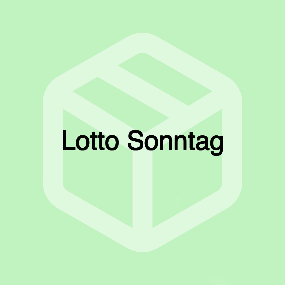 Lotto Sonntag