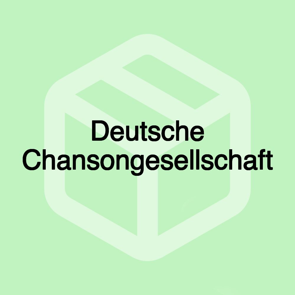 Deutsche Chansongesellschaft