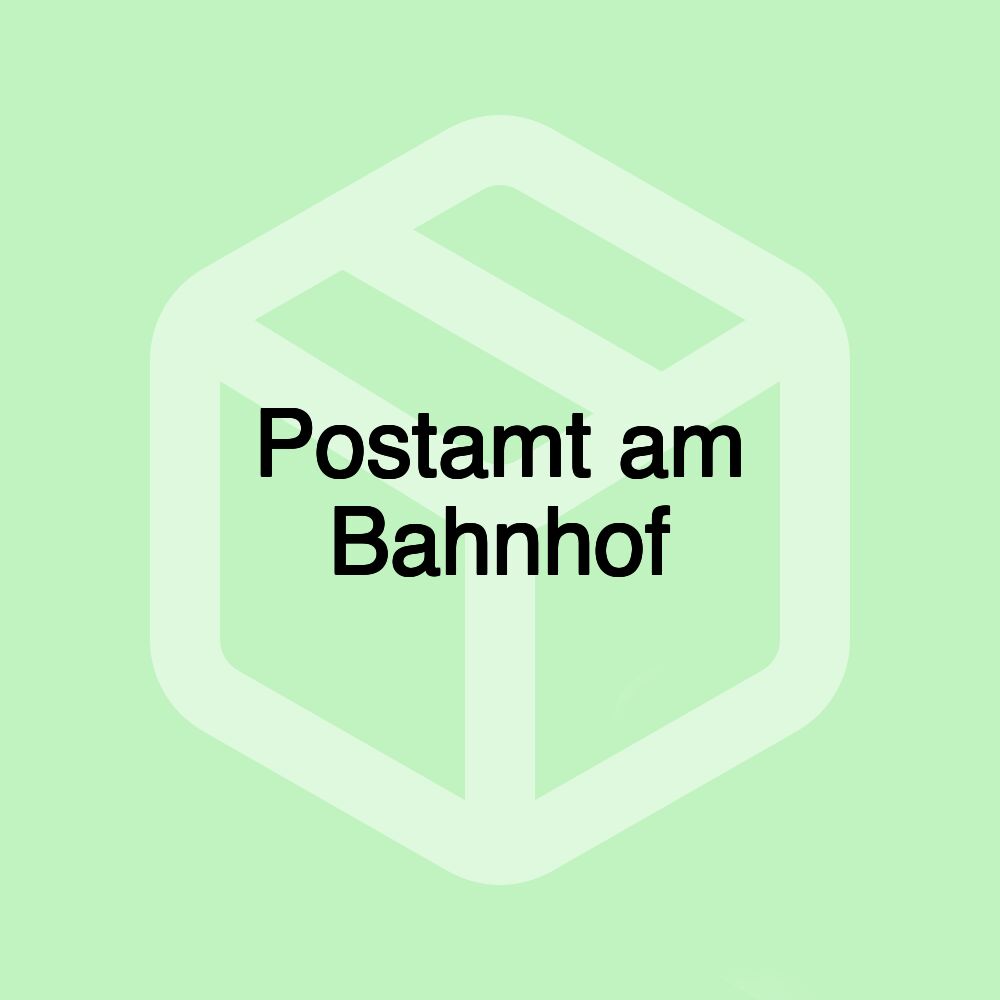 Postamt am Bahnhof