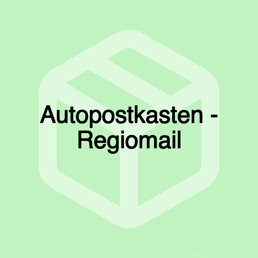 Autopostkasten - Regiomail