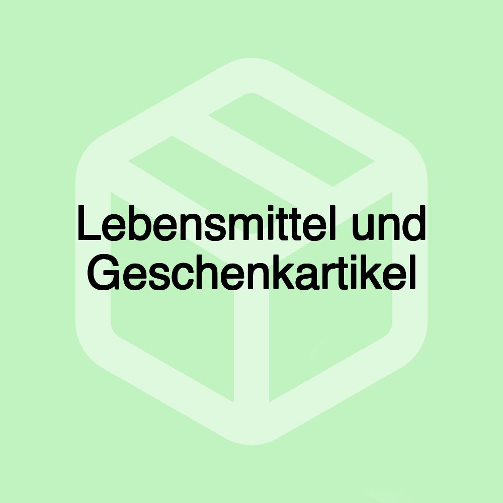 Lebensmittel und Geschenkartikel