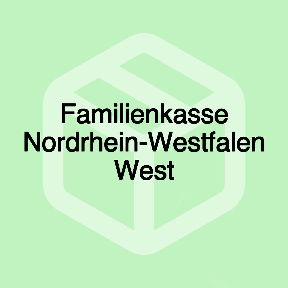 Familienkasse Nordrhein-Westfalen West