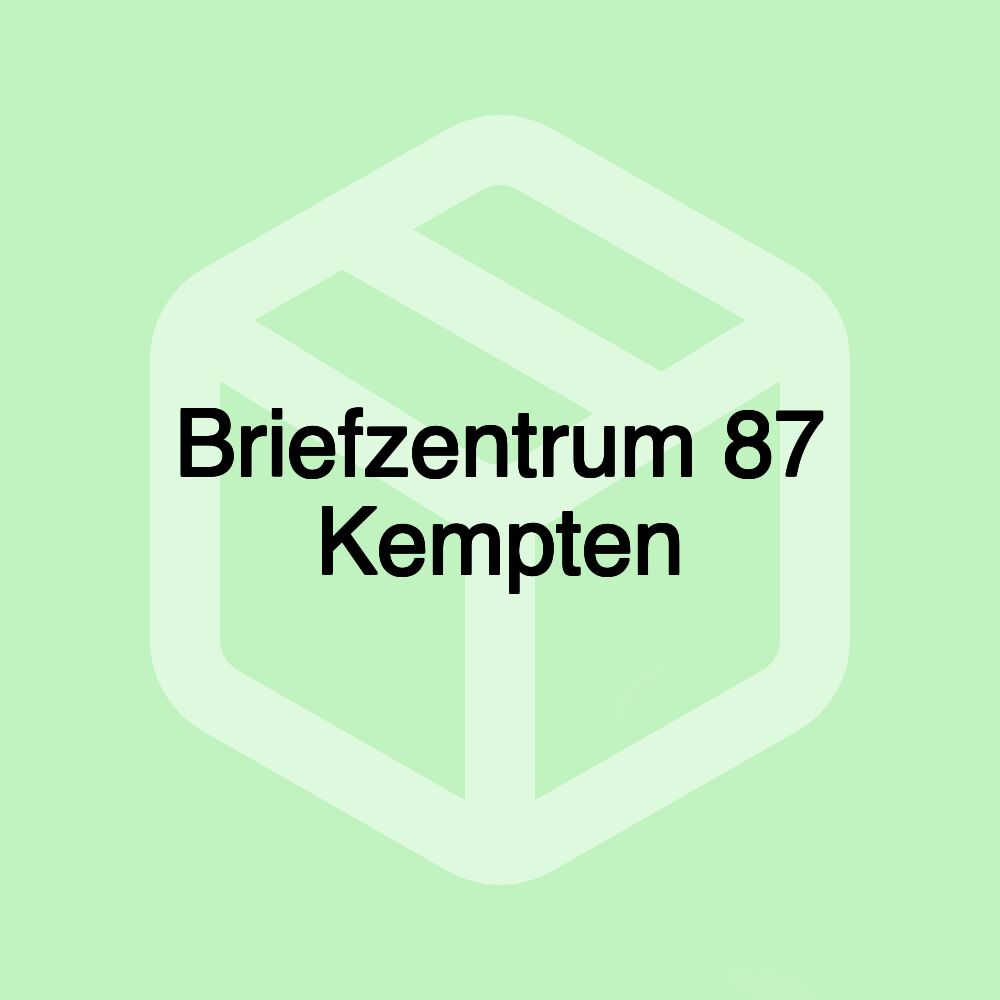 Briefzentrum 87 Kempten