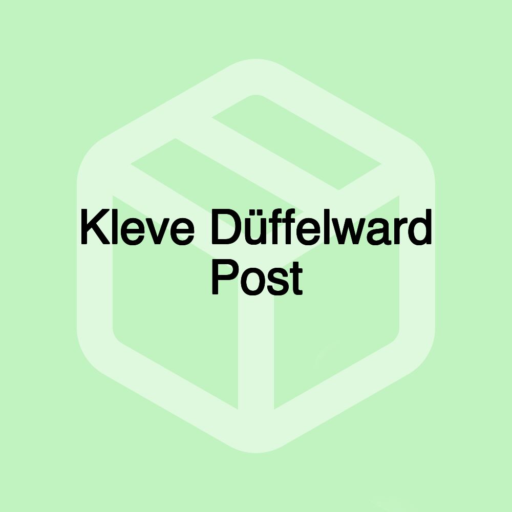 Kleve Düffelward Post