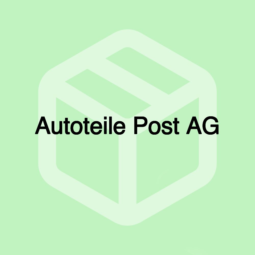 Autoteile Post AG