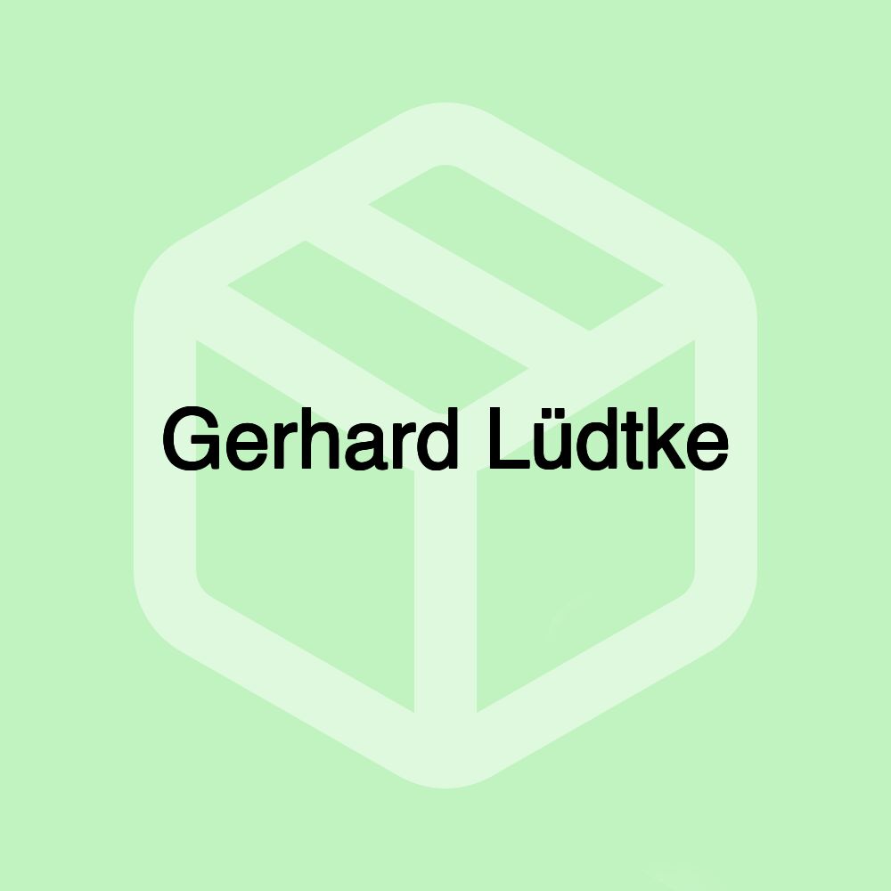 Gerhard Lüdtke