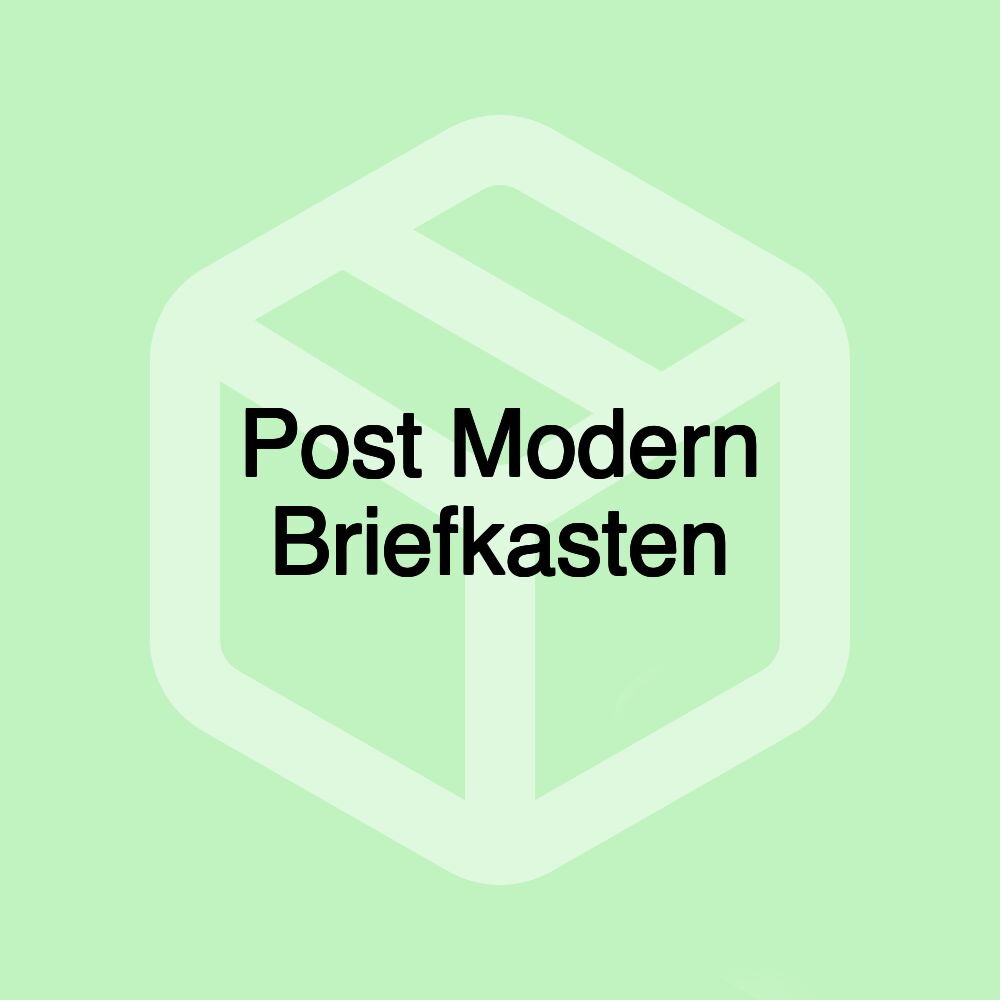 Post Modern Briefkasten