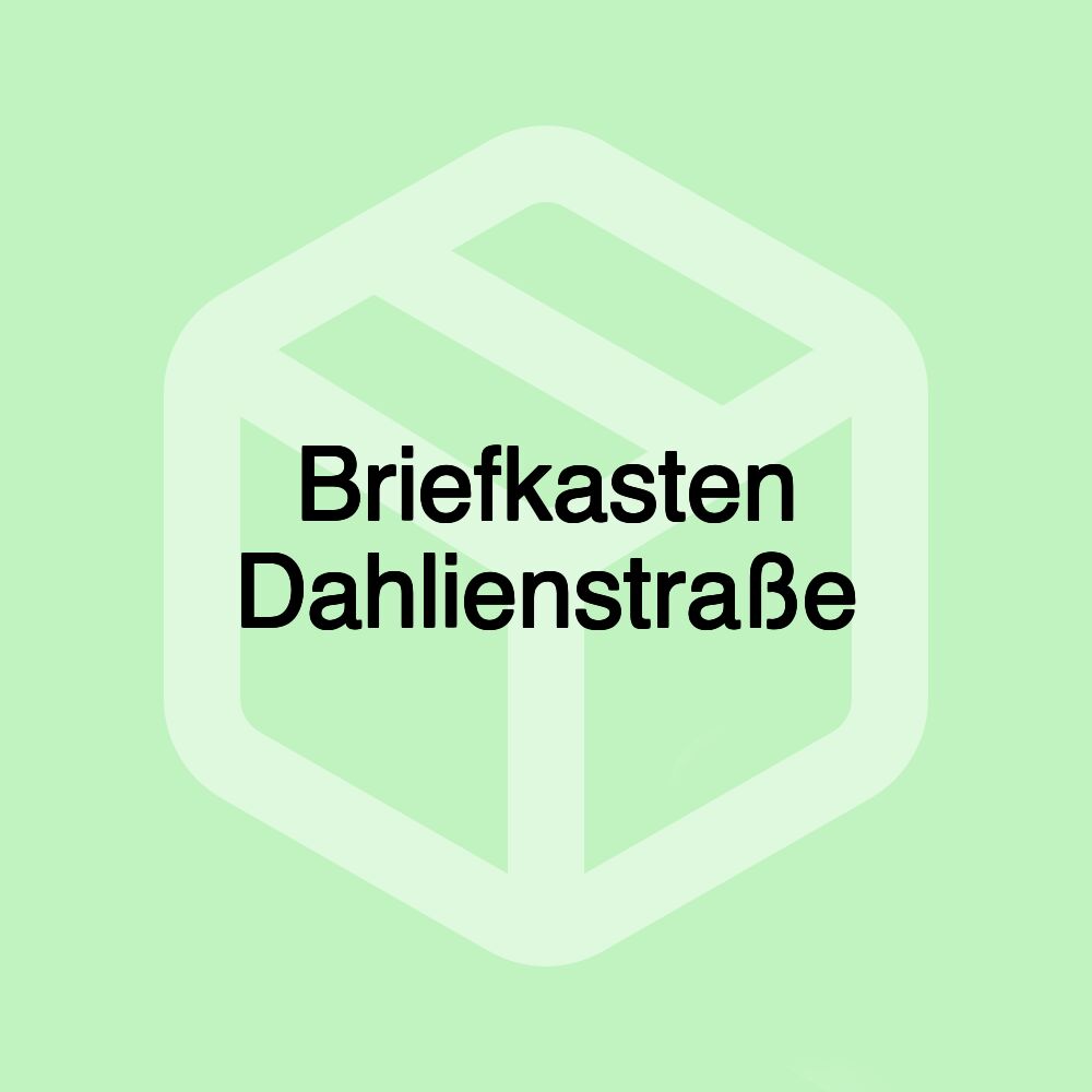 Briefkasten Dahlienstraße