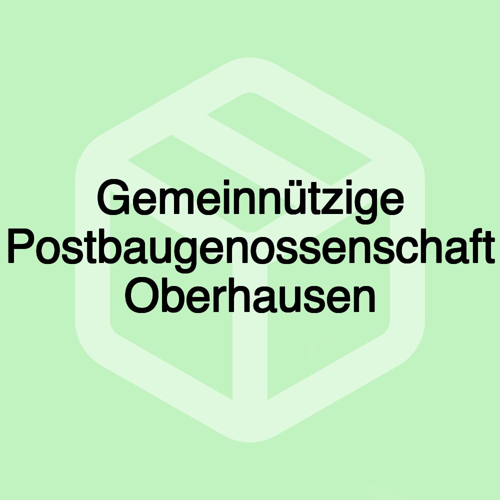 Gemeinnützige Postbaugenossenschaft Oberhausen