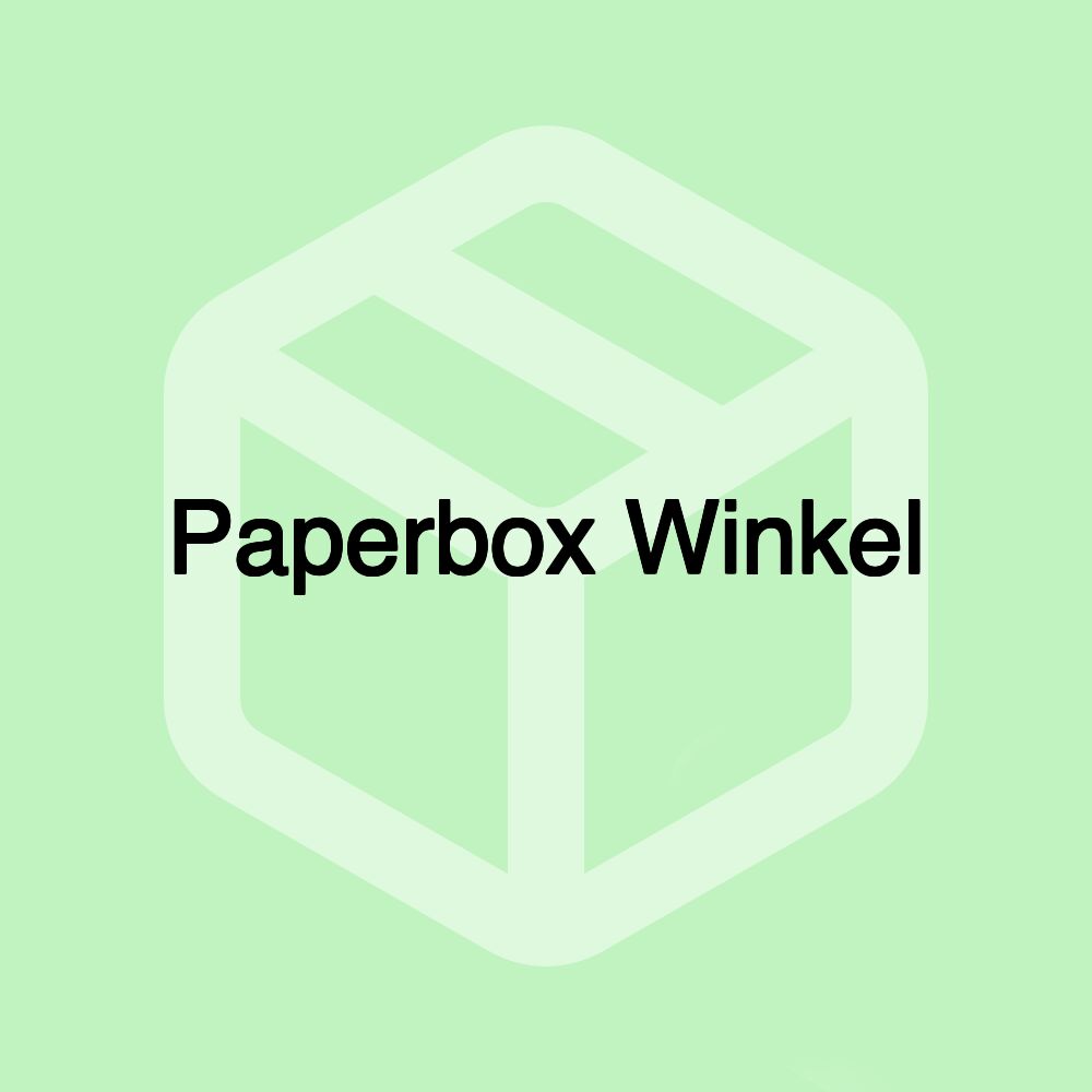 Paperbox Winkel