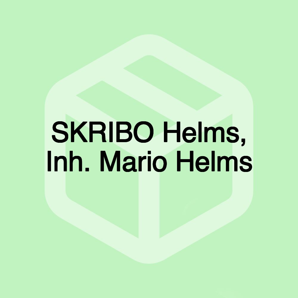 SKRIBO Helms, Inh. Mario Helms