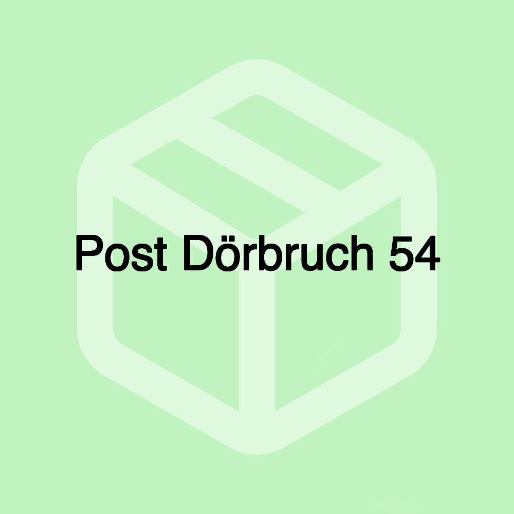 Post Dörbruch 54