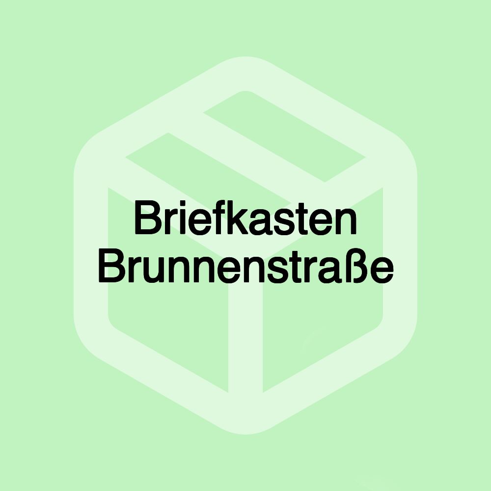 Briefkasten Brunnenstraße