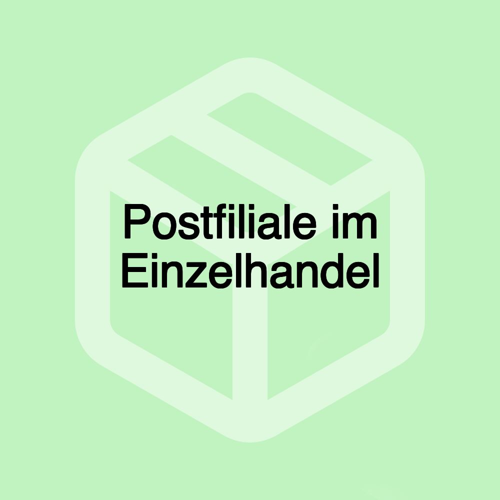 Postfiliale im Einzelhandel