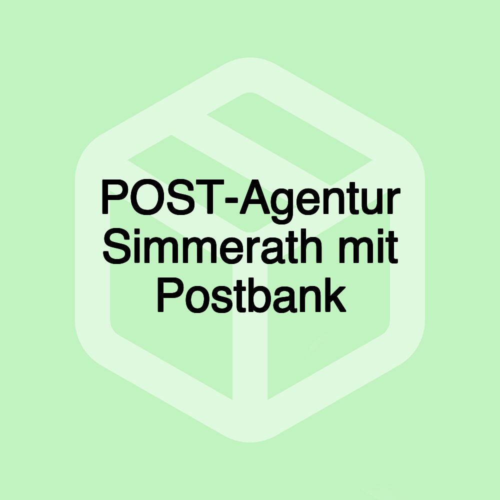 POST-Agentur Simmerath mit Postbank