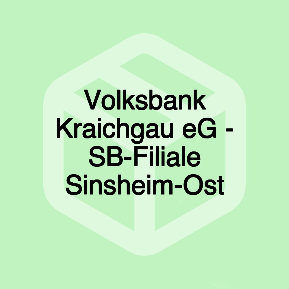 Volksbank Kraichgau eG - SB-Filiale Sinsheim-Ost