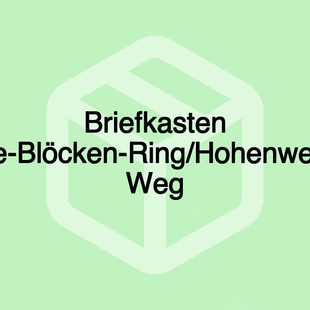 Briefkasten Breite-Blöcken-Ring/Hohenwedeler Weg