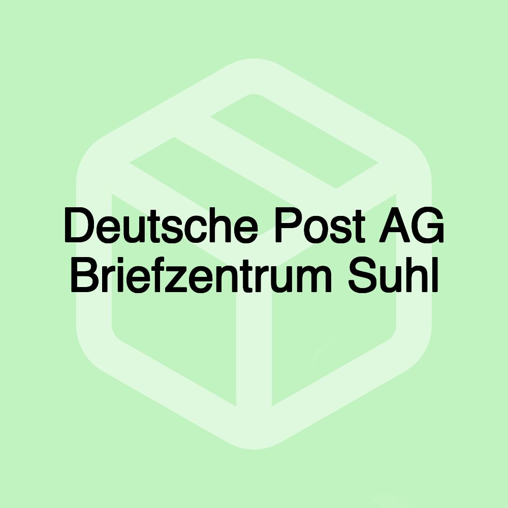 Deutsche Post AG Briefzentrum Suhl