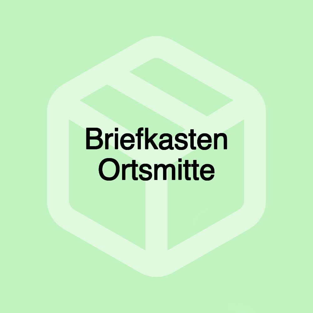 Briefkasten Ortsmitte