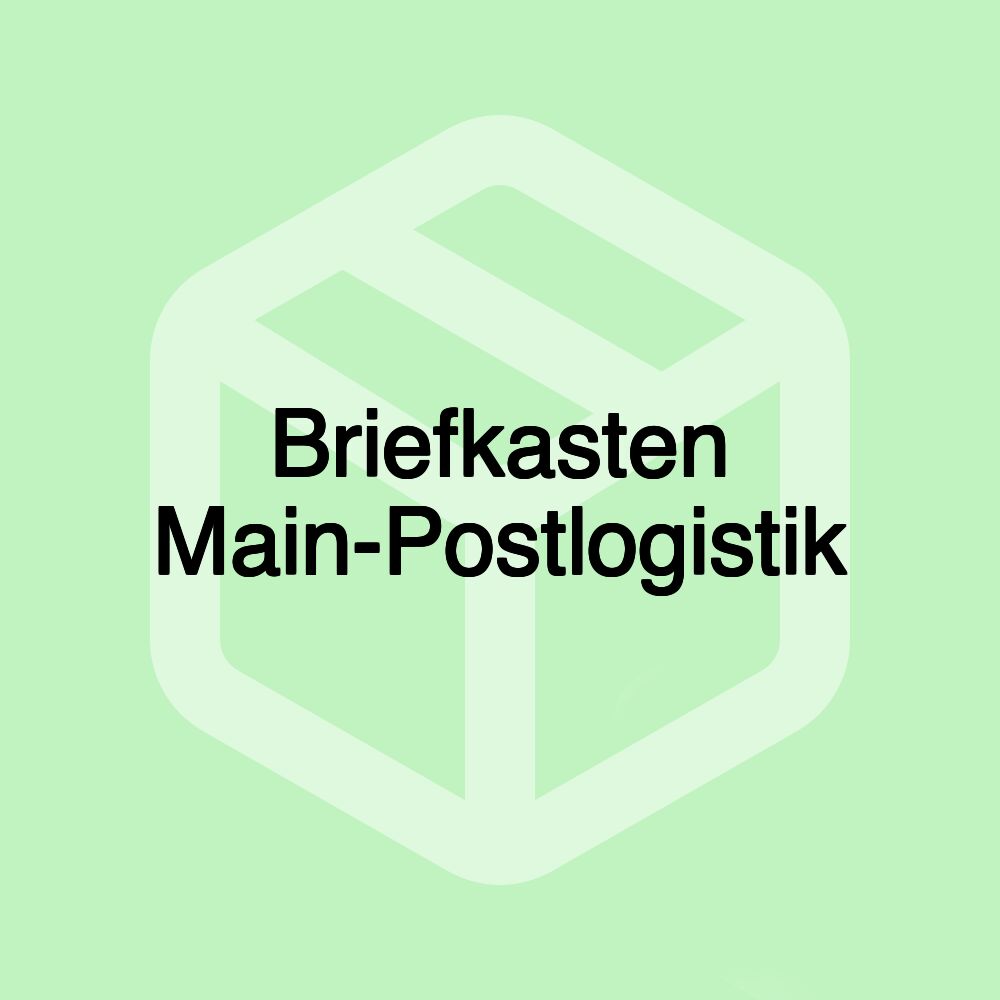 Briefkasten Main-Postlogistik