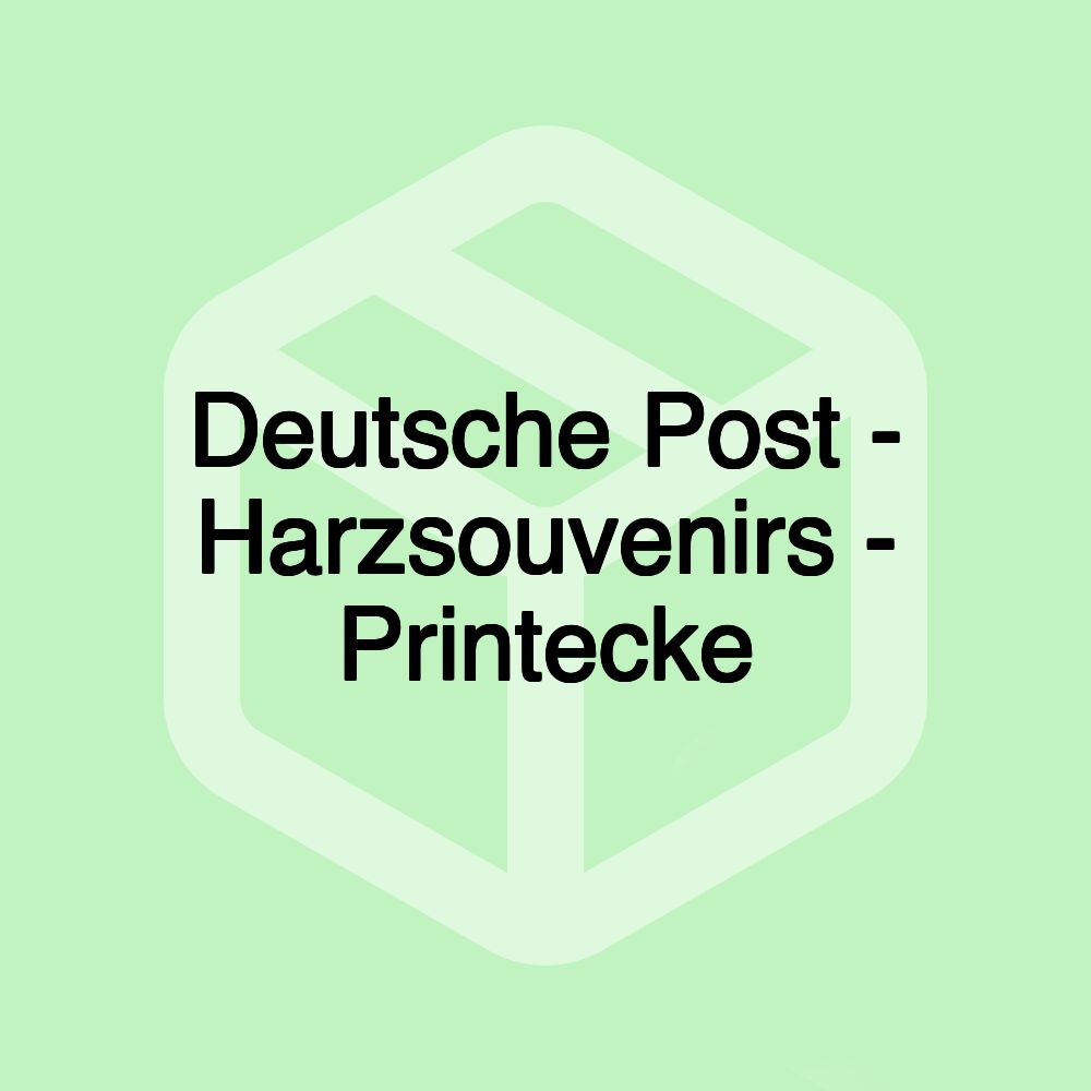 Deutsche Post - Harzsouvenirs - Printecke