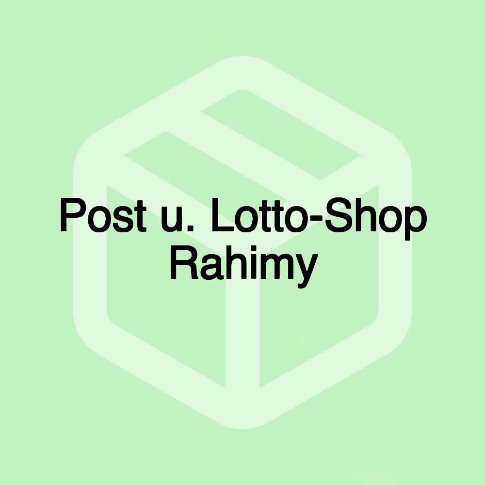 Post u. Lotto-Shop Rahimy