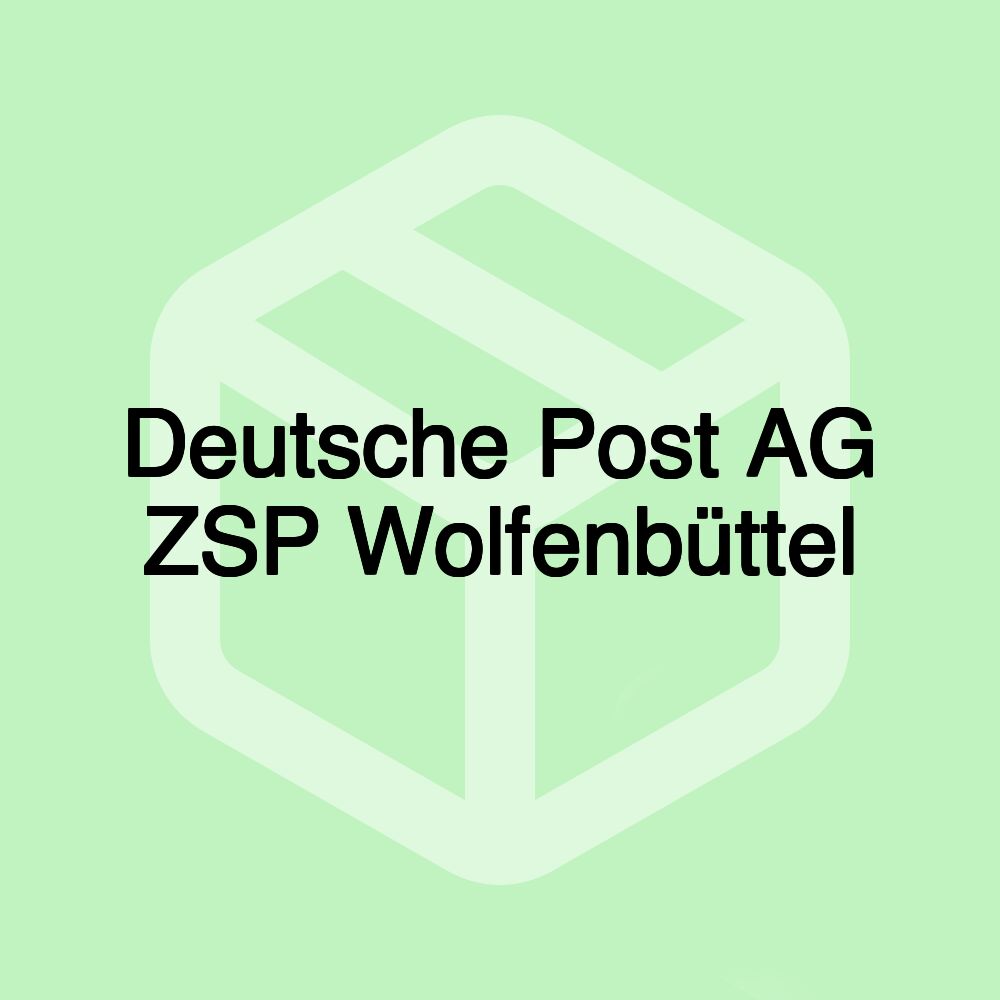 Deutsche Post AG ZSP Wolfenbüttel