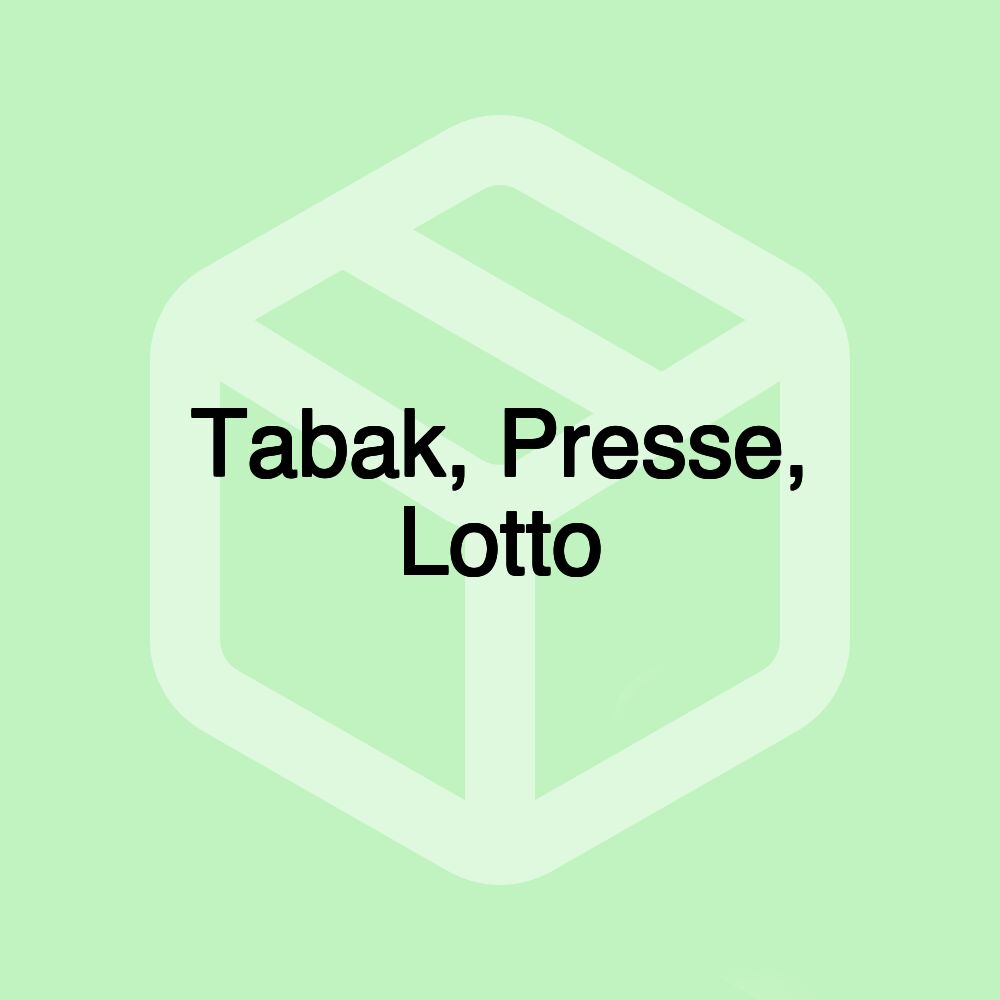 Tabak, Presse, Lotto