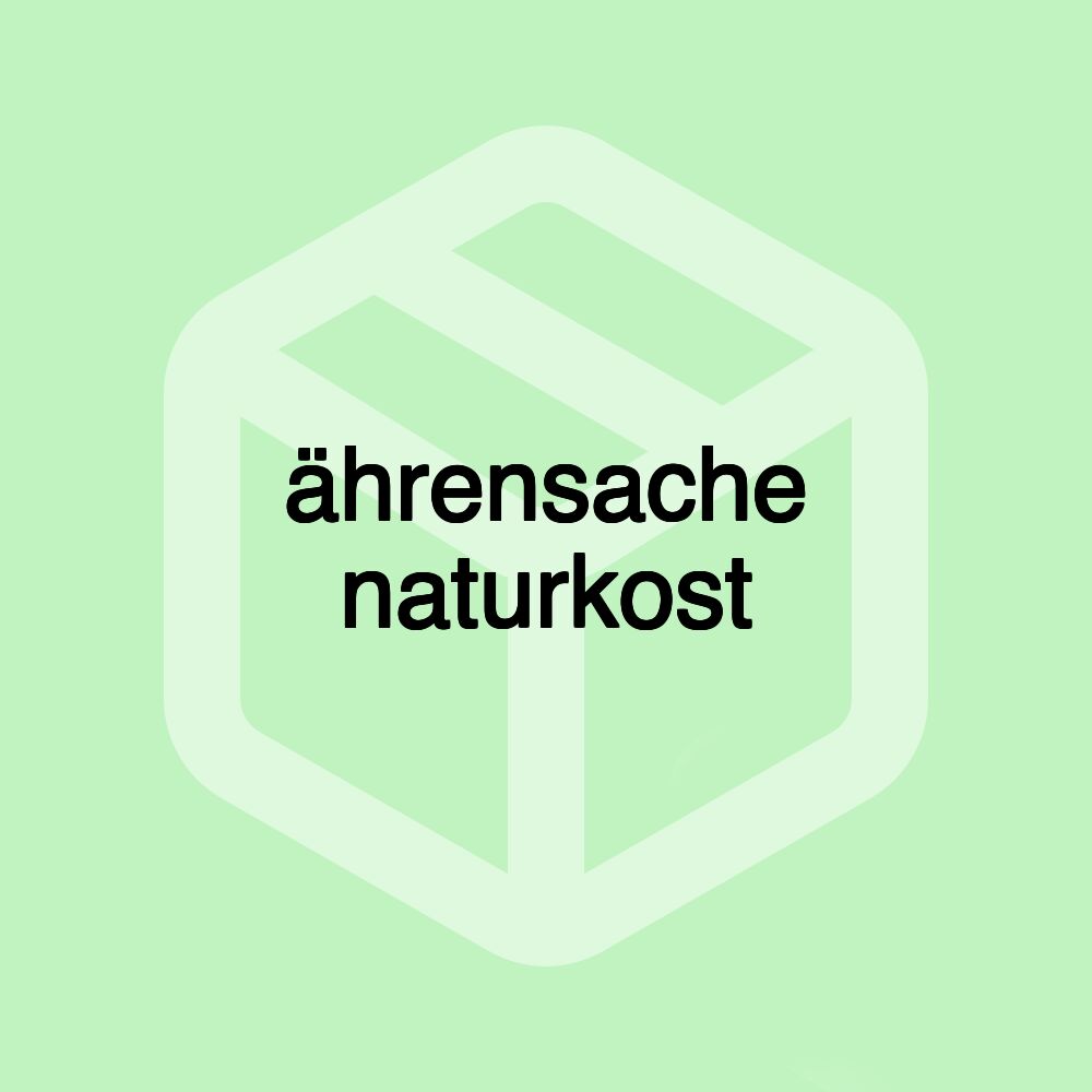 ährensache naturkost